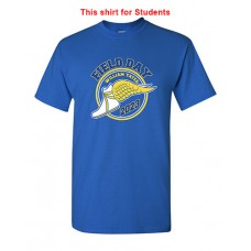 William Yates 2023 Field Day STUDENT T-shirt (Royal)